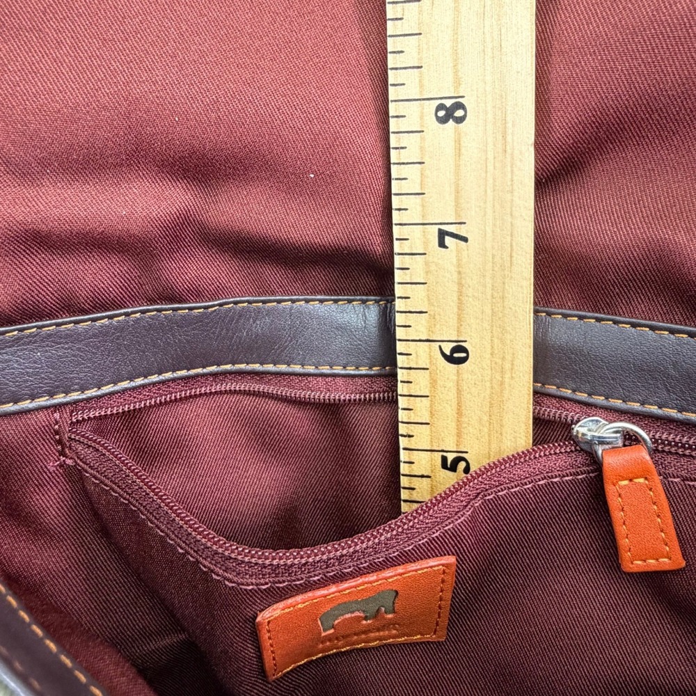 Mywalit Crossbody Bag Womens Olive Brown Orange Colorblock - Picture 15 of 16